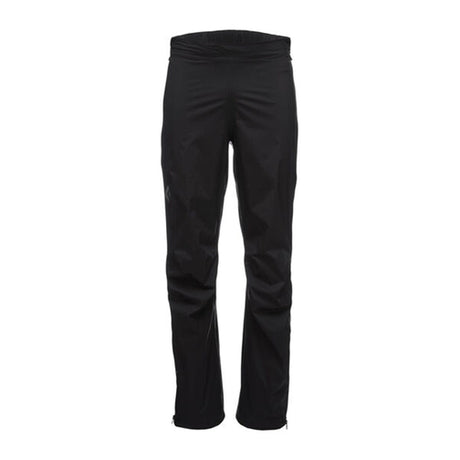 Black Diamond Stormline Stretch Full Zip Rain Pants - Men's-[SKU]-Black-Small-Alpine Start Outfitters
