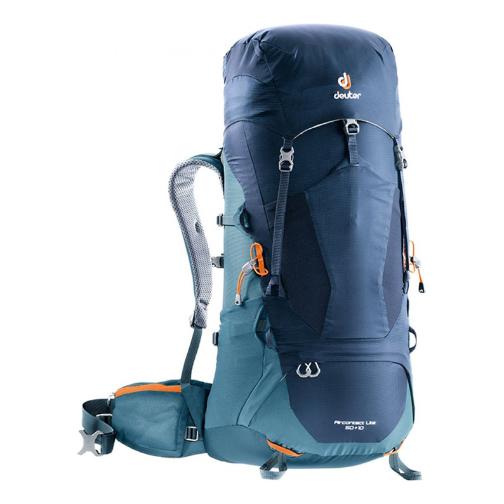 Deuter Aircontact Lite 50+10 Backpack-[SKU]-Atlantic-ink-Alpine Start Outfitters