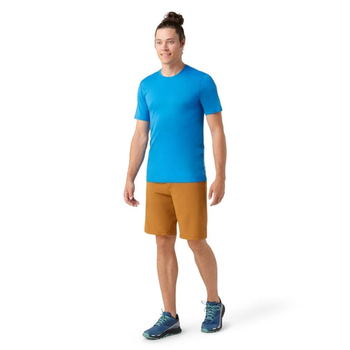Smartwool Merino Short Sleeve Tee - Men's-[SKU]-Laguna Blue-Small-Alpine Start Outfitters