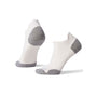 Smartwool PhD Run Ultra Light Micro Socks - Women's-[SKU]-White/Light Grey-Small-Alpine Start Outfitters