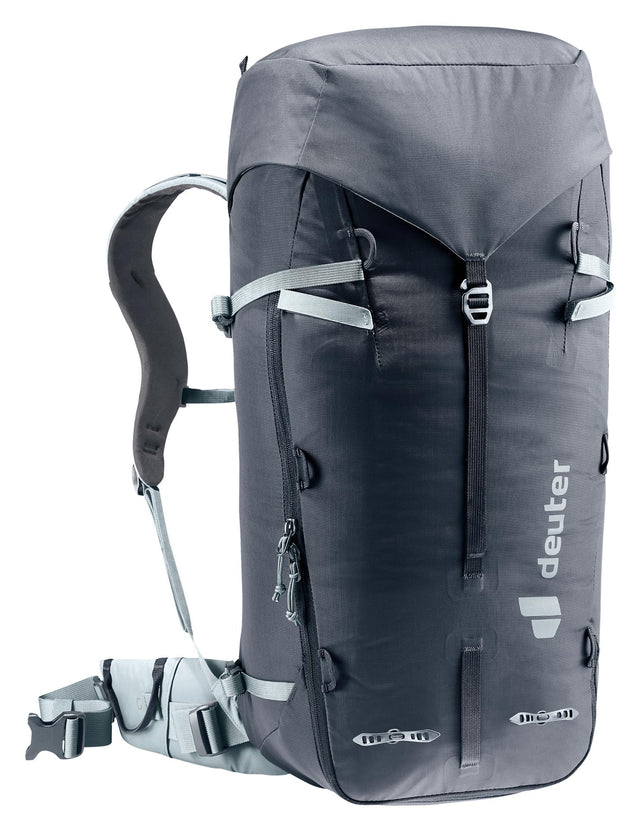 Deuter Guide 34+8 Backpack-4046051148977-Black-shale-Alpine Start Outfitters