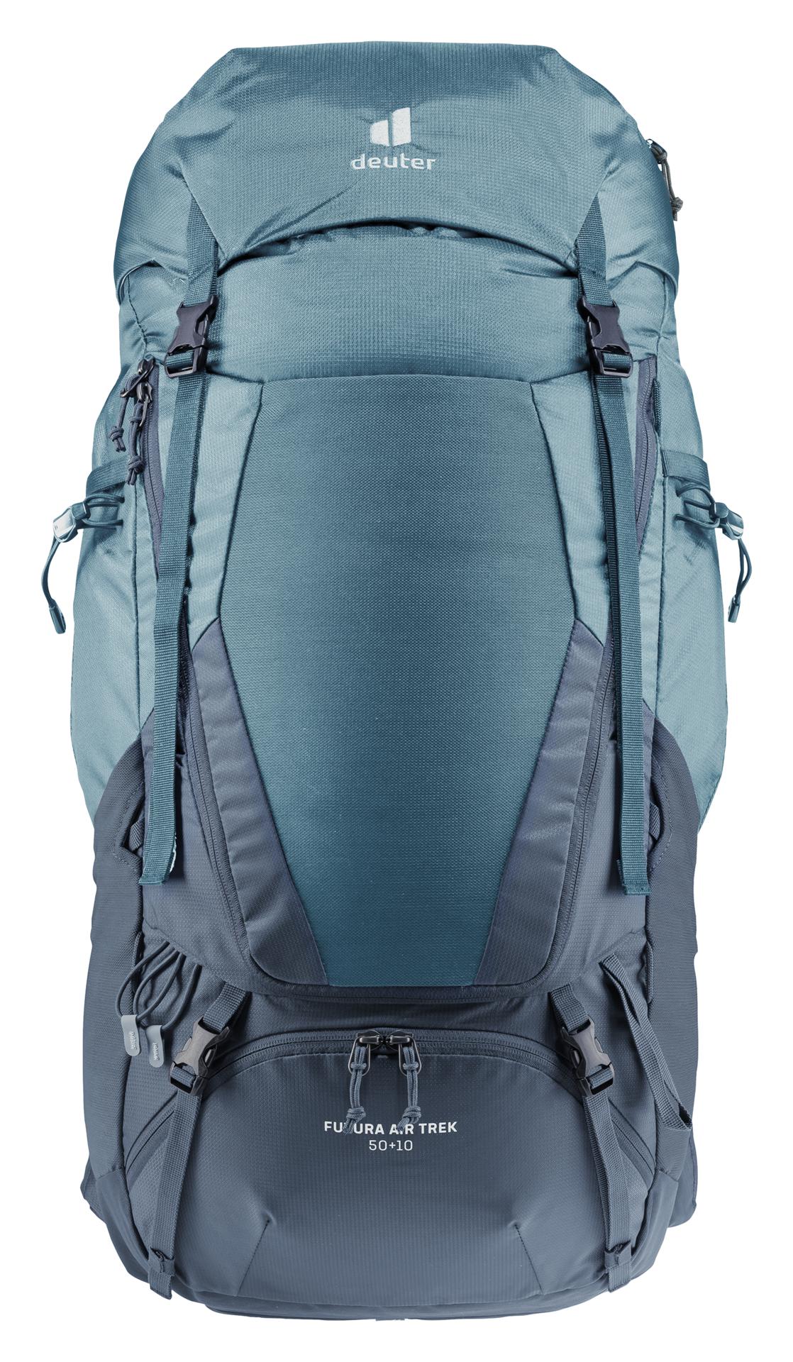 Deuter Futura Air Trek 50+10 Backpack-4046051146454-Atlantic Ink-Alpine Start Outfitters