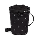 Black Diamond Gym Chalk Bag-[SKU]-Black Carabiner Print-Medium/Large-Alpine Start Outfitters