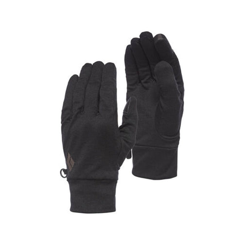 Black Diamond Lightweight Wooltech Gloves-[SKU]-Anthracite-Small-Alpine Start Outfitters