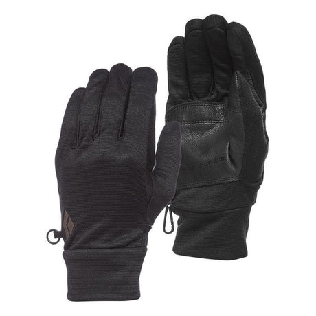 Black Diamond Liner Series Midweight Wooltech Gloves-[SKU]-Anthracite-X-Small-Alpine Start Outfitters