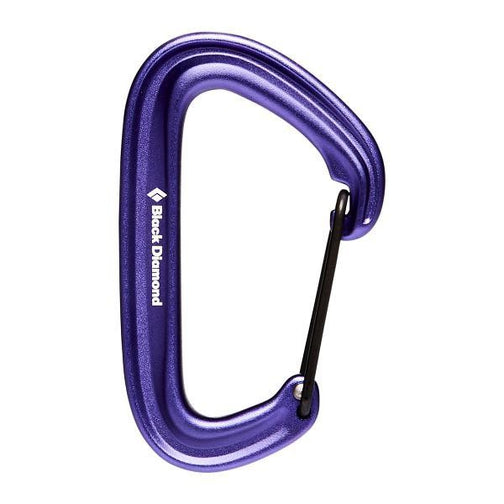 Black Diamond Litewire Carabiner-[SKU]-Purple-Alpine Start Outfitters