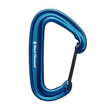 Black Diamond Miniwire Carabiner-[SKU]-Blue-Alpine Start Outfitters