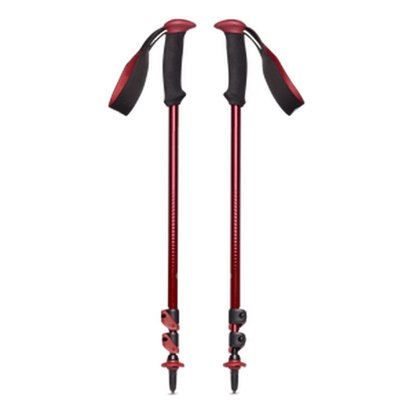 Black Diamond Trail Back Trek Poles-[SKU]-Dark Crimson-Alpine Start Outfitters