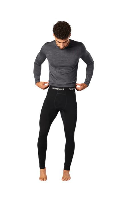 Smartwool Classic All-Season Merino Baselayer Bottom - Men's-194904237294-Black-X-Large-Alpine Start Outfitters