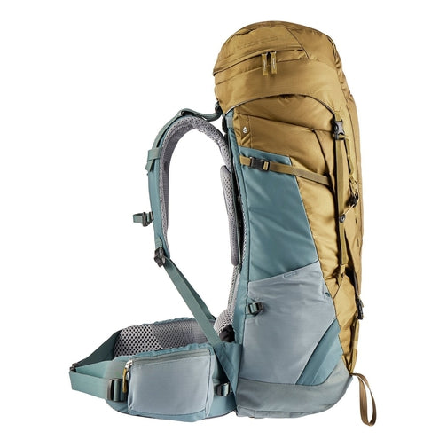Deuter Aircontact 55+10 Backpack-[SKU]-Clay/ Teal-Alpine Start Outfitters