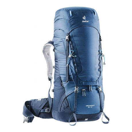 Deuter Aircontact 55+10 Backpack-[SKU]-Midnight-Navy-Alpine Start Outfitters