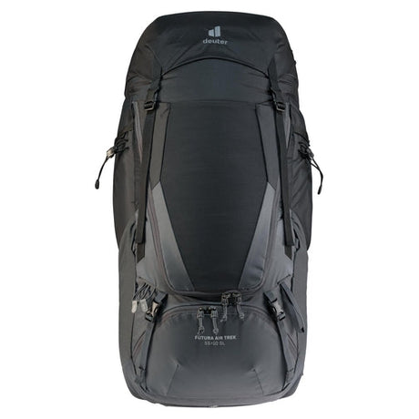 Deuter Futura Air Trek 55+10 SL Backpack-[SKU]-Black-graphite-Alpine Start Outfitters