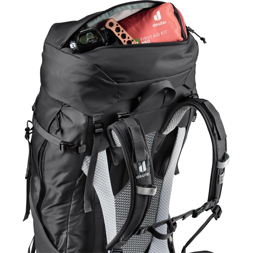 Deuter Futura Air Trek 55+10 SL Backpack-[SKU]-Black-graphite-Alpine Start Outfitters