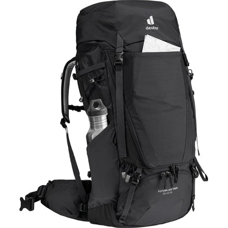 Deuter Futura Air Trek 55+10 SL Backpack-[SKU]-Black-graphite-Alpine Start Outfitters