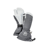 Hestra Heli Ski Female 3-Finger Mitt - Women's-[SKU]-Grey/Off White-5-Alpine Start Outfitters