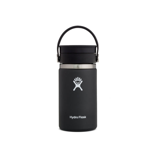Hydro Flask 12 oz Wide Mouth with Flex Sip Lid-[SKU]-Black-Alpine Start Outfitters