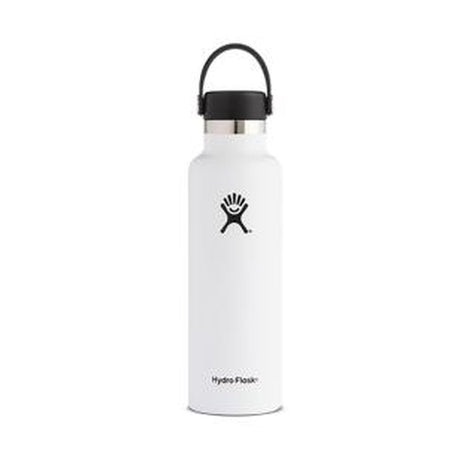 Hydro Flask 21 oz Standard Mouth with Flex Cap-[SKU]-White-Alpine Start Outfitters