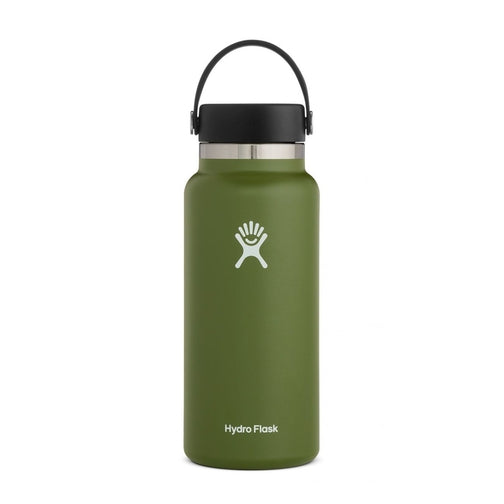 Hydro Flask 32 oz Wide Mouth with Flex Cap-[SKU]-Olive 2.0-Alpine Start Outfitters