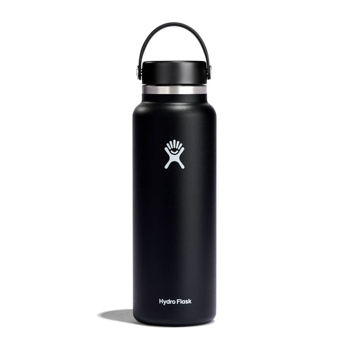 Hydro Flask 40 oz Wide Mouth with Flex Cap-[SKU]-Black-Alpine Start Outfitters