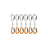 Mammut Sender Keylock 12 cm 6-Pack Quickdraws-[SKU]-Grey-Gold-Alpine Start Outfitters
