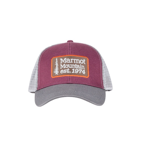 Marmot Retro Trucker Hat-[SKU]-Fig/Steel Onyx-Alpine Start Outfitters