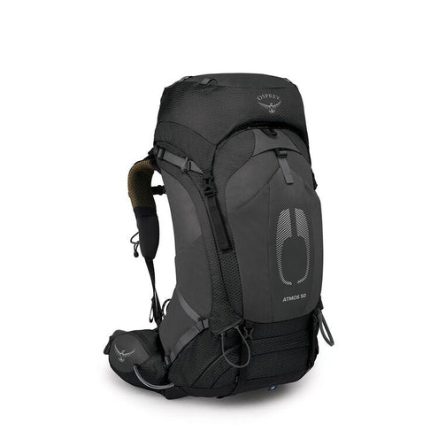 Osprey Atmos AG 50 Light Technical Comfortable Multi-Day Backpack-[SKU]-Black-S/M-Alpine Start Outfitters