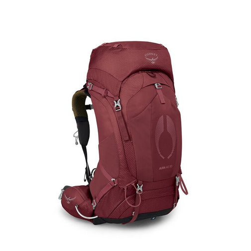 Osprey Aura AG 50L - Light Technical Women's Multi-Day Backpack-[SKU]-Berry Sorbet Red-M/L-Alpine Start Outfitters