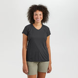 Outdoor Research Echo Short Sleeve Tee - Women's-[SKU]-Moonstone-X-Small-Alpine Start Outfitters