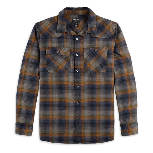 Outdoor Research Feedback Flannel Shirt - Men's-[SKU]-Small-Loden Plaid-Alpine Start Outfitters