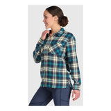 Outdoor Research Feedback Flannel Shirt - Women's-[SKU]-Deep Lake Plaid-X-Small-Alpine Start Outfitters