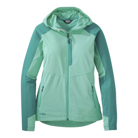 Outdoor Research Ferrosi Hooded Jacket - Women's-[SKU]-Clay/Crimson-Large-Alpine Start Outfitters