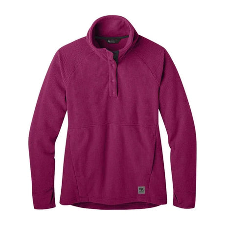 Outdoor Research Trail Mix Snap Pullover - Women's-[SKU]-Poppy-X-Small-Alpine Start Outfitters