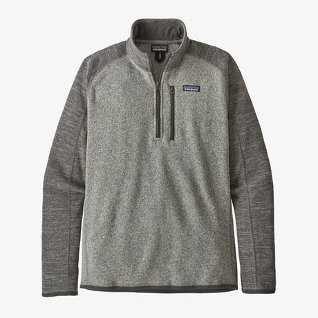 Patagonia Better Sweater 1/4 Zip Fleece - Men's-[SKU]-Nickel with Forge Grey-Medium-Alpine Start Outfitters