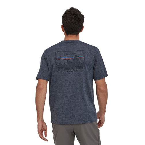 Patagonia Capilene Cool Daily Graphic Shirt - Men's-[SKU]-Live Simply Guitar: Roots Red X-Dye-X-Large-Alpine Start Outfitters