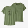 Patagonia Capilene Cool Daily Graphic Shirt - Women's-[SKU]-Clean Climb Bloom: Sedge Green X-Dye-X-Small-Alpine Start Outfitters