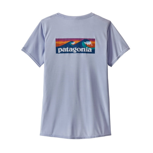 Patagonia Capilene Cool Daily Graphic Shirt - Women's-[SKU]-Ridge Rise Stripe: Sunfade Pink X-Dye-X-Small-Alpine Start Outfitters