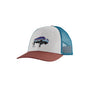 Patagonia Fitz Roy Bison LoPro Trucker Hat-[SKU]-White-Alpine Start Outfitters