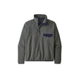 Patagonia Lightweight Synchilla Snap-T Pullover - Men's-[SKU]-Nickel w/ Navy Blue-Small-Alpine Start Outfitters