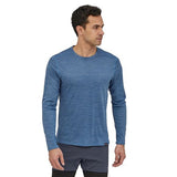 Patagonia Long-Sleeved Capilene Cool Lightweight Shirt - Men's-[SKU]-Superior Blue - Light Superior Blue X-Dye-Small-Alpine Start Outfitters