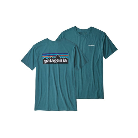 Patagonia P-6 Logo Organic T-Shirt - Men's-[SKU]-Tasmanian Teal-Medium-Alpine Start Outfitters