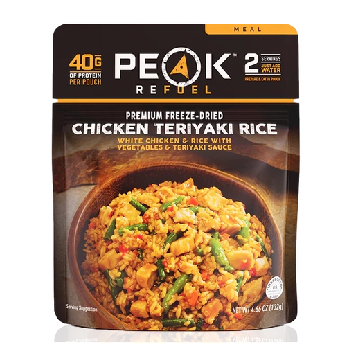 Peak Refuel Meals-[SKU]-Chicken Teriyaki Rice-Alpine Start Outfitters