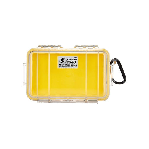 Pelican 1040 Micro Case-[SKU]-Yellow/Clear-Alpine Start Outfitters