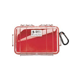 Pelican 1050 Micro Series-[SKU]-Red/Clear-Alpine Start Outfitters