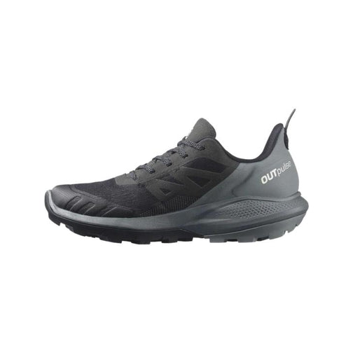 Salomon - Women's Outpulse Gore-Tex Hiking Shoes-[SKU]-5.5-Black/StoWea/Vanila-Alpine Start Outfitters