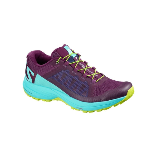 Salomon XA Elevate - Women's-[SKU]-Dark Purple/Blue Curacao/Acid Lime-6.5-Alpine Start Outfitters