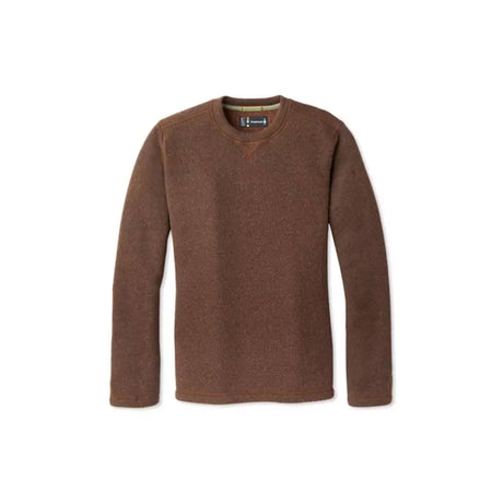 Smartwool Hudson Trail Fleece Crew Sweater - Men's-[SKU]-Bourbon Heather-Small-Alpine Start Outfitters