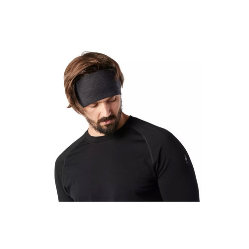Smartwool Merino 250 Reversible Headband-[SKU]-Black-Charcoal Heather-Alpine Start Outfitters