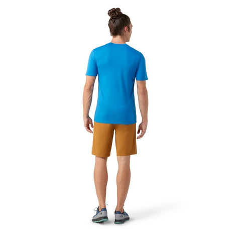 Smartwool Merino Short Sleeve Tee - Men's-[SKU]-Laguna Blue-Small-Alpine Start Outfitters