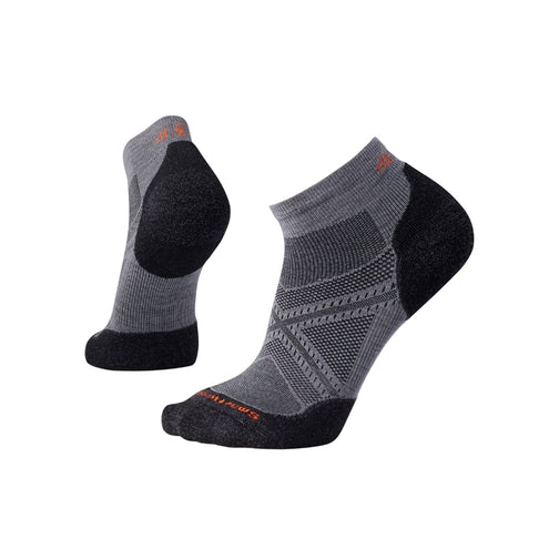 Smartwool PhD Run Light Elite Low Cut Socks - Unisex-[SKU]-Graphite-Medium-Alpine Start Outfitters