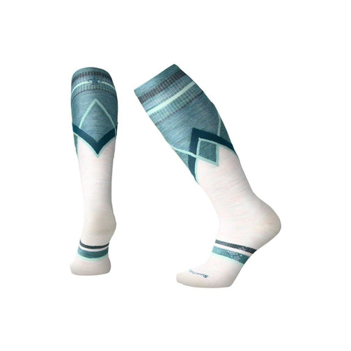 Smartwool PhD Ski Ultra Light Pattern Socks - Women's-[SKU]-Moonbeam-Medium-Alpine Start Outfitters